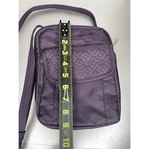 Travelon Purple Crossbody Bag RFID Protection Small Purse Travel Lightweight - Picture 4 of 6